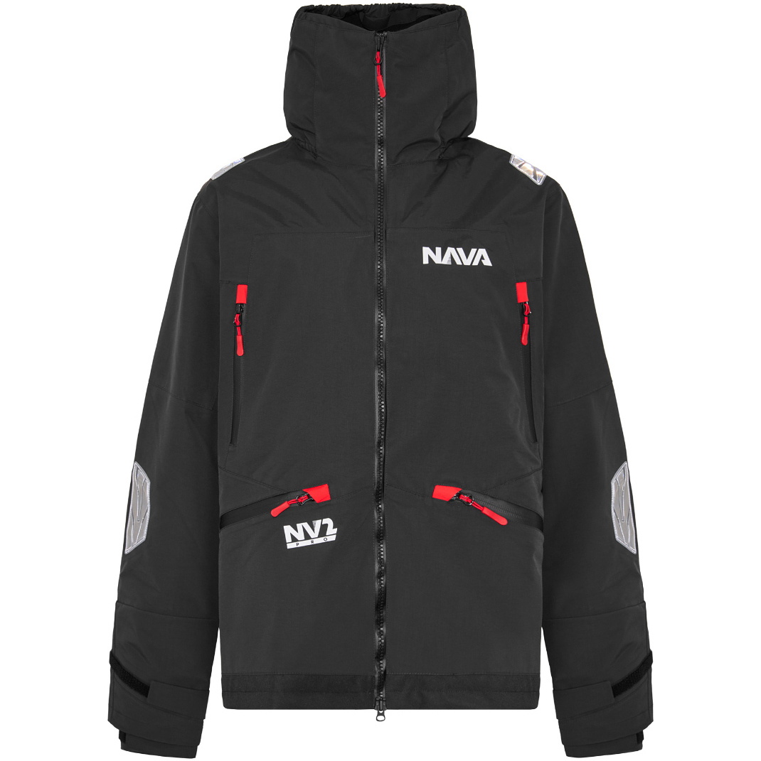 2026 Nava Performance Mens NV2 Pro Sailing Jacket NAVANV2PJ01 - Black